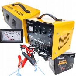 PROSTOWNIK SAMOCHODOWY Z ROZRUCHEM DO ŁADOWANIA MOCNY 140A ROZRUCH 12/24V