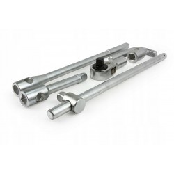 KOMPLET KLUCZY NASADOWYCH 26PCS 3/4"&1" 21-65mm 12-KĄTNYCH WALIZKA M58251