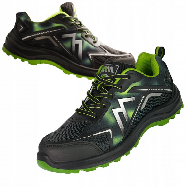 BUTY ROBOCZE PÓŁBUTY PODNOSEK S1 SR LEKKIE ADIDASY LETNIE MIRAGE GREEN 40