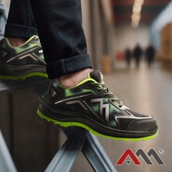 BUTY ROBOCZE PÓŁBUTY PODNOSEK S1 SR LEKKIE ADIDASY LETNIE MIRAGE GREEN 40