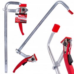 ŚCISK ZAPADKOWY STOLARSKI ZAPADKA ZACISK TYP F 300x80mm SOLIDNY T00585