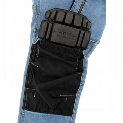 SPODNIE JEANSOWE SLIM FIT ROBOCZE STRETCH WZMOCNIONE LAHTI PRO L40547 r.3XL