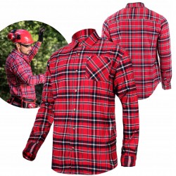 KOSZULA FLANELOWA ROBOCZA BAWEŁNA W KRATĘ CE LAHTI PRO L4180302 r. M