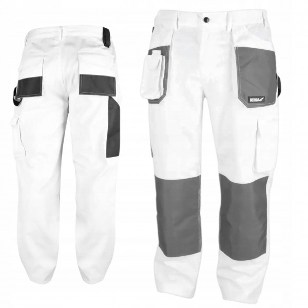 DEDRA SPODNIE OCHRONNE WHITE LINE ROBOCZE 190G/M2 DO PASA BH4SP ROZ. S/48 DEDRA SPODNIE OCHRONNE WHITE LINE ROBOCZE 190G/M2 DO PASA BH4SP ROZ. S/48