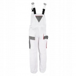 DEDRA SPODNIE OCHRONNE OGRODNICZKI ROBOCZE BIAŁE 190G/M2 BH4SO ROZ. XXL/58