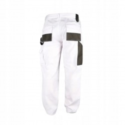 DEDRA SPODNIE OCHRONNE WHITE LINE ROBOCZE 190G/M2 DO PASA BH4SP ROZ. XXL/58