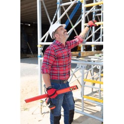 KOSZULA FLANELOWA ROBOCZA BAWEŁNA W KRATĘ CE LAHTI PRO L4180304 r. XL