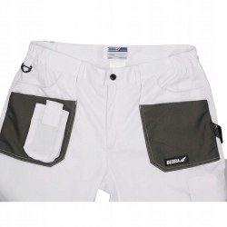 DEDRA SPODNIE OCHRONNE WHITE LINE ROBOCZE 190G/M2 DO PASA BH4SP ROZ. XXL/58
