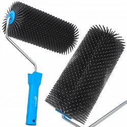 GEKO CZARNY WAŁEK DO ODPOWIETRZANIA WYLEWEK KOLCZASTY JEŻ 230x100mm G30192