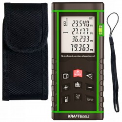KRAFT&DELLE DALMIERZ LASEROWY CYFROWY MIERNIK ODLEGŁOŚCI 100m ETUI KD10407
