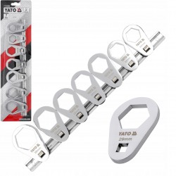 YATO ZESTAW KLUCZY OCZKOWYCH 3/8" 24-36mm DO FILTRÓW OLEJU 7el YT-05985