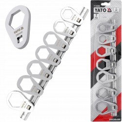 YATO ZESTAW KLUCZY OCZKOWYCH 3/8" 24-36mm DO FILTRÓW OLEJU 7el YT-05985