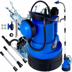 POMPA Z PŁYWAKIEM ZATAPIALNA DO WODY CZYSTEJ DESZCZÓWKI 5200L/H 400W 81464