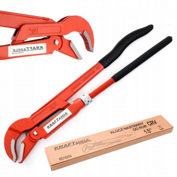 KRAFT&DELE KLUCZ DO RUR TYP S NASTAWNY SZWEDZKI HYDRAULICZNY 1,5'' KD10254 KRAFT&DELE KLUCZ DO RUR TYP S NASTAWNY SZWEDZKI HYDRAULICZNY 1,5'' KD10254
