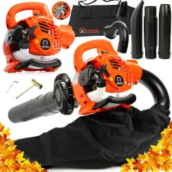 MP DMUCHAWA SPALINOWA 0,75kW 1kM ODKURZACZ DEMON GT 25,4 cm3 + WOREK M88176
