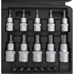 KRAFT&DELE ZESTAW BITÓW I NASADEK TORX 30el. WALIZKA KD10242