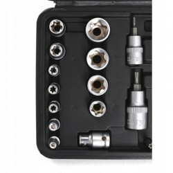 KRAFT&DELE ZESTAW BITÓW I NASADEK TORX 30el. WALIZKA KD10242