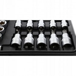 KRAFT&DELE ZESTAW BITÓW I NASADEK TORX 30el. WALIZKA KD10242