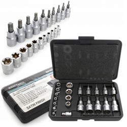 KRAFT&DELE ZESTAW BITÓW I NASADEK TORX 30el. WALIZKA KD10242