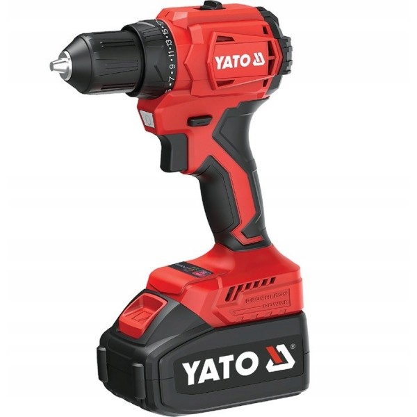 YATO WIERTARKO WKRĘTARKA 18V BEZSZCZOTKOWA UDAROWA 18V +2Ah 45NM YT-827788 YATO WIERTARKO WKRĘTARKA 18V BEZSZCZOTKOWA UDAROWA 18V +2Ah 45NM YT-827788