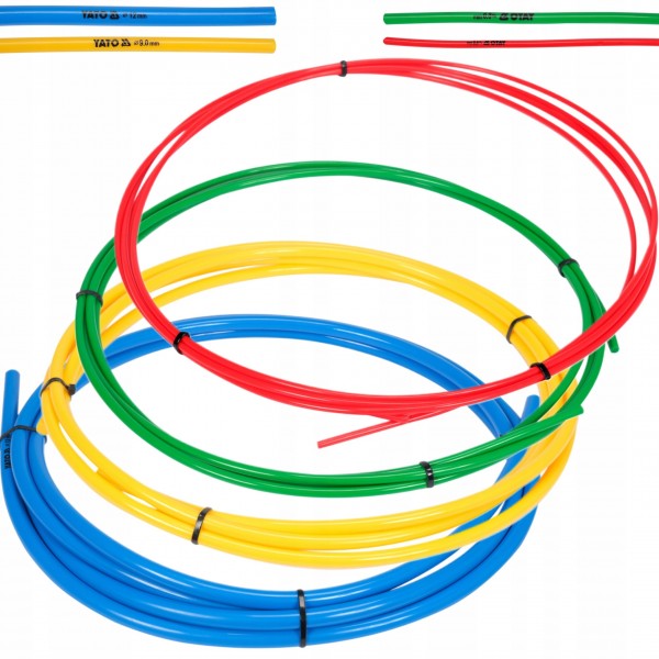 YATO ZESTAW PRĘTÓW DO GIĘCIA RUR WKŁADY 1/4" 3/8" 1/2" 5/8" YT-21860