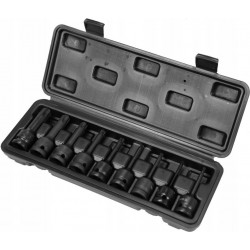 YATO ZESTAW KLUCZE TRZPIENIOWE TORX 1/2" NASADKI UDAROWE WALIZKA YT-10654