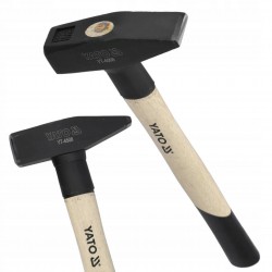 YATO UNIWERSALNY MŁOTEK ŚLUSARSKI 1KG +ŁOM ŁAPKA STAL MANG 65MN 750x30x17mm