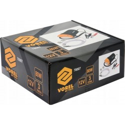 VOREL POMPKA POMPA DO SPUSZCZANIA ODSYSANIA OLEJU 12V + WĘŻE I OPASKI 78007