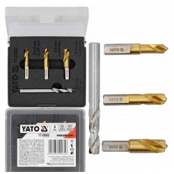 YATO WIERTŁA DO ZGRZEWÓW PUNKTOWYCH KOBALTOWE HSS 6,5-10MM 4 SZT YT-28922