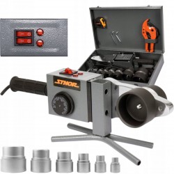 STHOR ZGRZEWARKA DO RUR TERMOPLASTYCZNYCH 800/1500W 16-63MM WALIZKA 78910