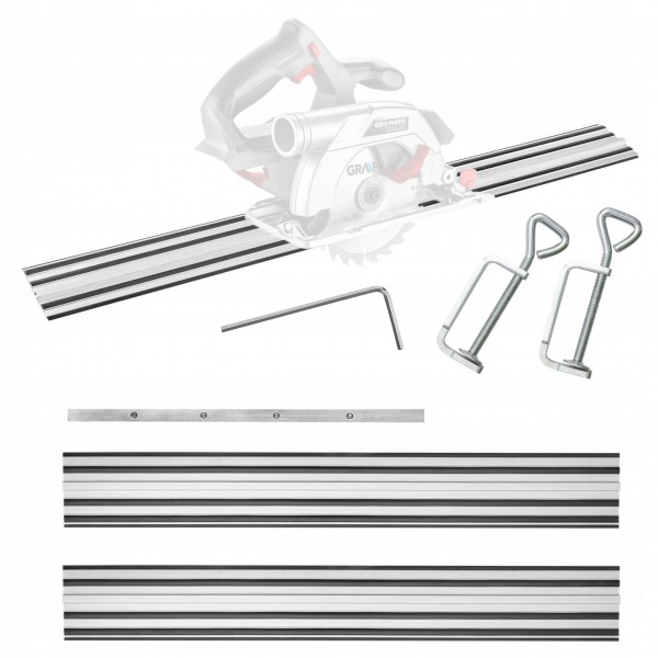 GRAPHITE SZYNY PROWADZĄCE 2 x 700 mm ŁĄCZNIK + 2 ZACISKI 58G023-732 GRAPHITE SZYNY PROWADZĄCE 2 x 700 mm ŁĄCZNIK + 2 ZACISKI 58G023-732