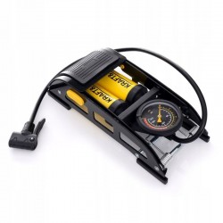 POMPKA NOŻNA Z MANOMETREM DO ROWERU DWA TŁOKI ROWEROWA 44 x 110 mm KD11824