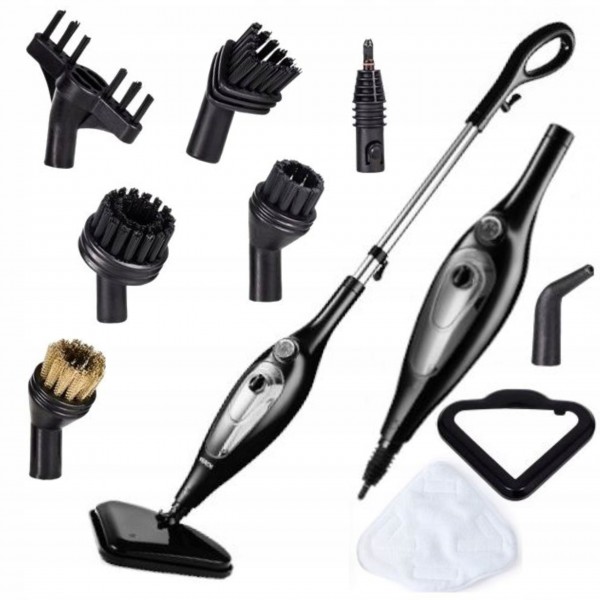 KRAFT MOP PAROWY MYJKA PAROWA 12w1 1500W 400ml + AKCESORIA KOŃCÓWKII KD665 KRAFT MOP PAROWY MYJKA PAROWA 12w1 1500W 400ml + AKCESORIA KOŃCÓWKII KD665