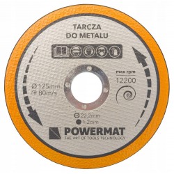 POWERMAT SZLIFIERKA KĄTOWA 2xAKUMULATOR 4Ah 21V WALIZKA +10 TARCZ SZK-4AHM