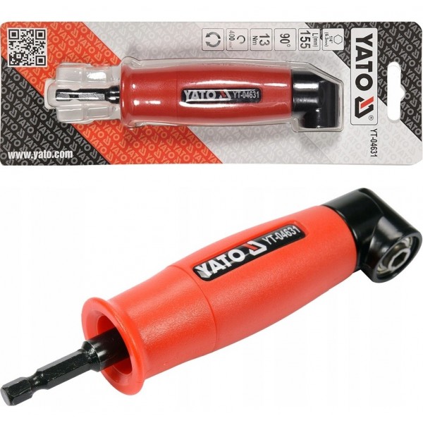 YATO UCHWYT WKRĘTARKI PRZYSTAWKA BITÓW ADAPTER KĄTOWY 155MM YT-04631 YATO UCHWYT WKRĘTARKI PRZYSTAWKA BITÓW ADAPTER KĄTOWY 155MM YT-04631