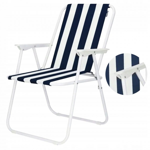 DEDRA KRZESŁO CAMPINGOWE PLAŻOWE SKŁADANE 52x58x72cm BIAŁO-GRANATOW N1028-1 DEDRA KRZESŁO CAMPINGOWE PLAŻOWE SKŁADANE 52x58x72cm BIAŁO-GRANATOW N1028-1