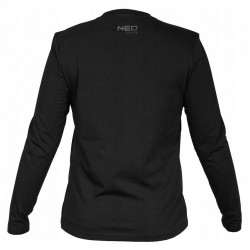 NEO KOSZULKA DŁUGI RĘKAW CZARNA BAWEŁNIANA Longsleeve CE 81-691 ROZMIAR S