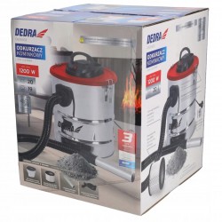 DEDRA ODKURZACZ KOMINKOWY DO POPIOŁU 1200W ZBIORNIK 20L DED6593