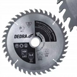 DEDRA TARCZA PIŁA TARCZOWA Z WĘGLIKIEM DO CIĘCIA DREWNA 250x60x30mm H25060