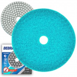 DEDRA ELASTYCZNY DIAMENTOWY DYSK POLERSKI H10H1500 GR.1500 100mm NA SUCHO