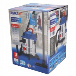 DEDRA ODKURZACZ DO PRACY NA MOKRO I SUCHO 1600W 5w1 GIPS/POPIÓŁ/DMUCHAWA