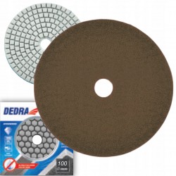 DEDRA ELASTYCZNY DIAMENTOWY DYSK POLERSKI H10H3000 GR.3000 100mm NA SUCHO