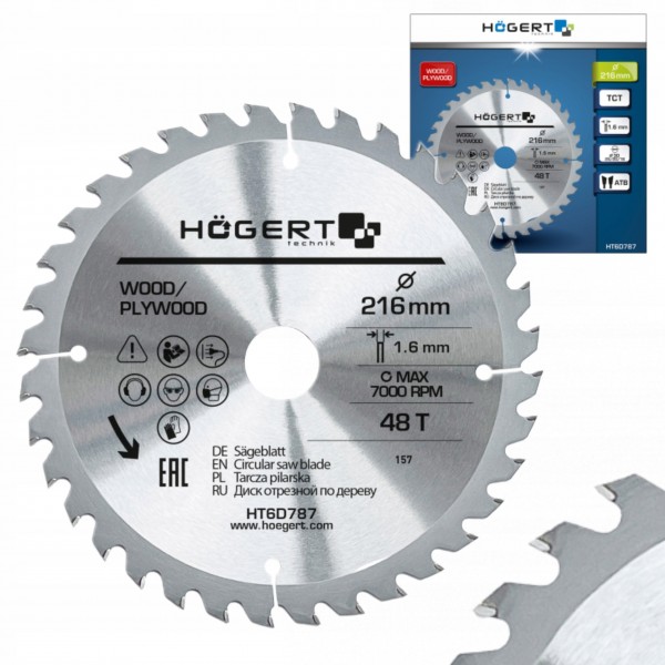 HOEGERT TARCZA PILARSKA 216x48Tx30 HT6D787