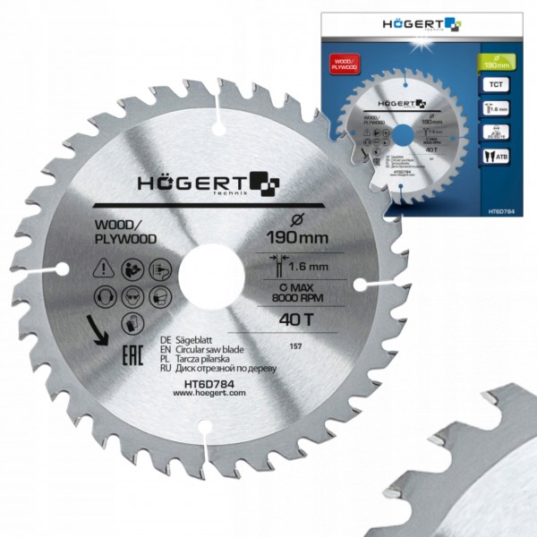 HOEGERT TARCZA PILARSKA 190x40Tx30 HT6D784