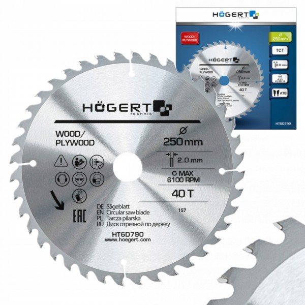 HOEGERT TARCZA PILARSKA 250x40Tx30 HT6D790