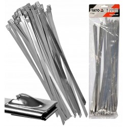 YATO OPASKI ZACISKOWE ZE STALI NIERDZEWNEJ 8.0X350MM 50 SZTUK YT-70583