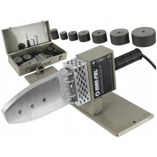 MAR-POL ZGRZEWARKA DO ZGRZEWANIA RUR PP PCV 1200W 16-63MM MAŁA M55901 MAR-POL ZGRZEWARKA DO ZGRZEWANIA RUR PP PCV 1200W 16-63MM MAŁA M55901