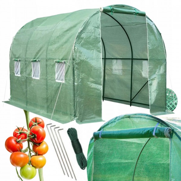 TUNEL OGRODOWY FOLIOWY 6m2 SZKLARNIA NA WARZYWA 3M x 2M x 2M M85000 TUNEL OGRODOWY FOLIOWY 6m2 SZKLARNIA NA WARZYWA 3M x 2M x 2M M85000