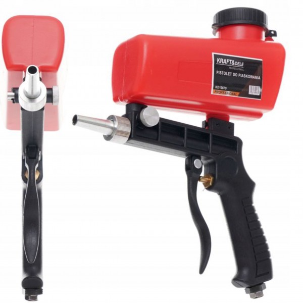 PISTOLET DO PIASKOWANIA ZE ZBIORNIKIEM PNEUMATYCZNY 600M4" PIASKARKA 10679 PISTOLET DO PIASKOWANIA ZE ZBIORNIKIEM PNEUMATYCZNY 600M4" PIASKARKA 10679