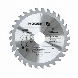 HOEGERT TARCZA PILARSKA 160x18Tx30 HT6D773